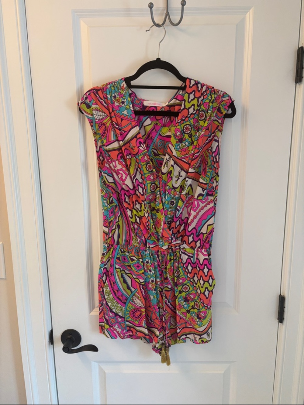 Alice & Trixie Vibrant Multicolor Paisley Romper